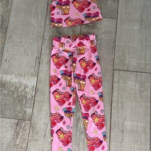 Lola + The Boys Pink Roller Skate set